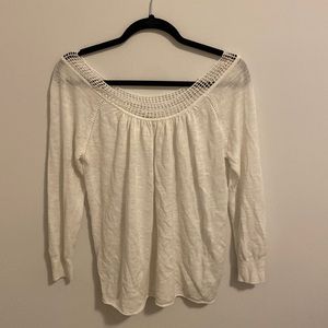 Club Monaco white long sleeve